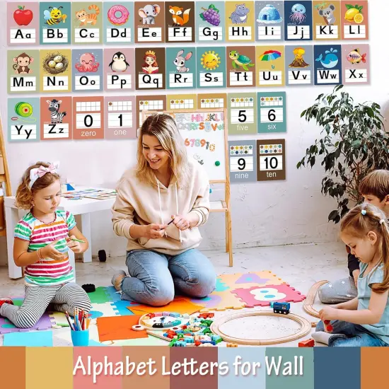 ABC Alphabet Poster Classroom Wall {3}