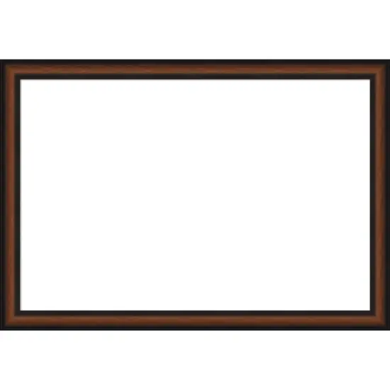 Yale Walnut Framed Dry Erase Magnetic Board {1}