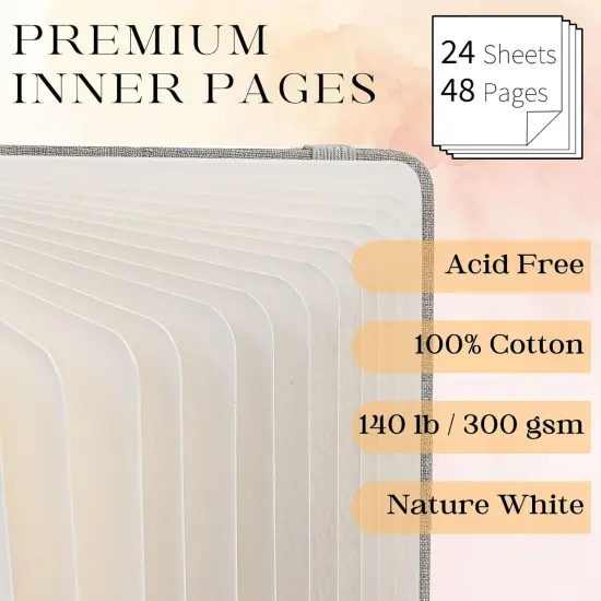 Watercolor Journal Sketchbook - Gray {2}