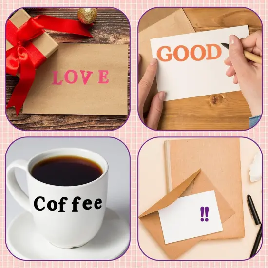 12 Sheets Self Adhesive Tiny Alphabet Number Sticker {2}