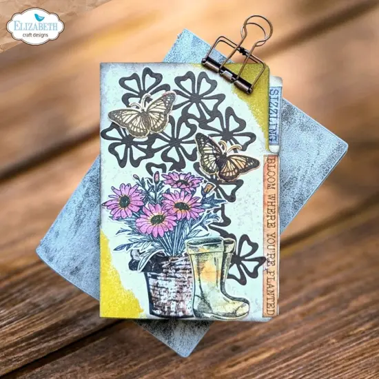Elizabeth Craft Stamp And Die Set-Garden Of Love {2}