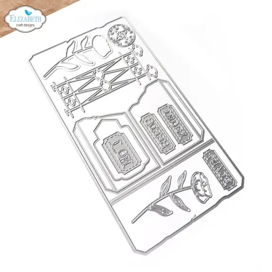 Elizabeth Craft Metal Die-Plant Index Folder {1}