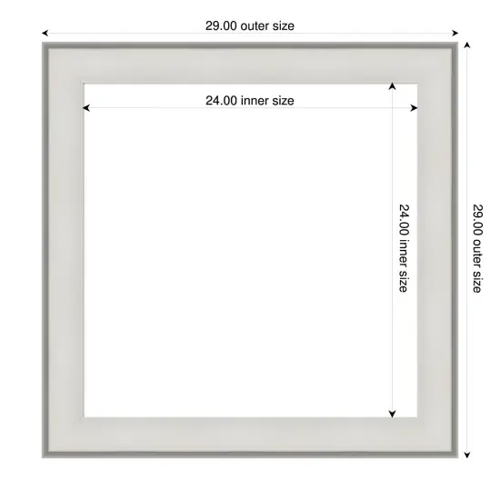 Imperial Framed Dry Erase Magnetic Board White {4}