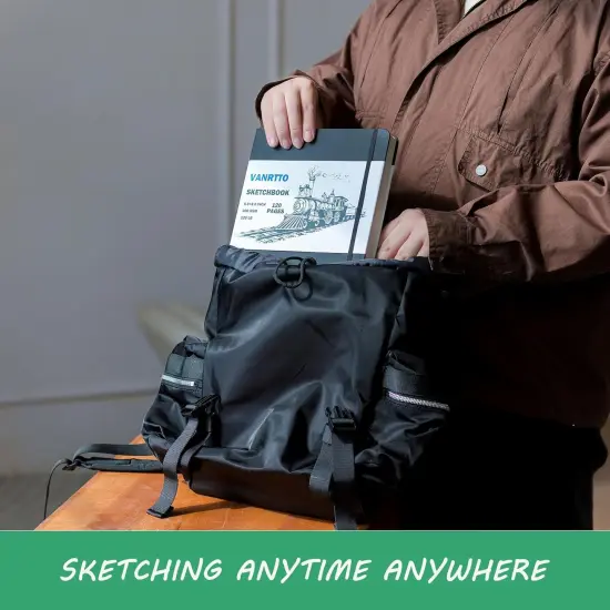 Square Sketchbook 120 Pages/60 Sheets {4}