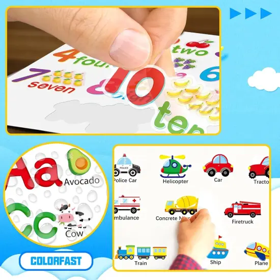 Alphabet Wall Decals for Kids Room {4}