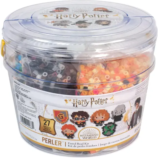 Harry Potter Bucket Fuse Bead Kit with 27 Patterns - Multicolor (8504pcs) {1}