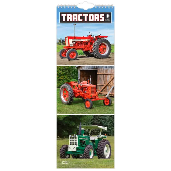 Tractors | 20265.7 x 16.5 Inch (Hanging) Monthly Slimline Wall Calendar {1}