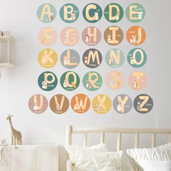 Alphabet Wall Decals for Classroom {1}