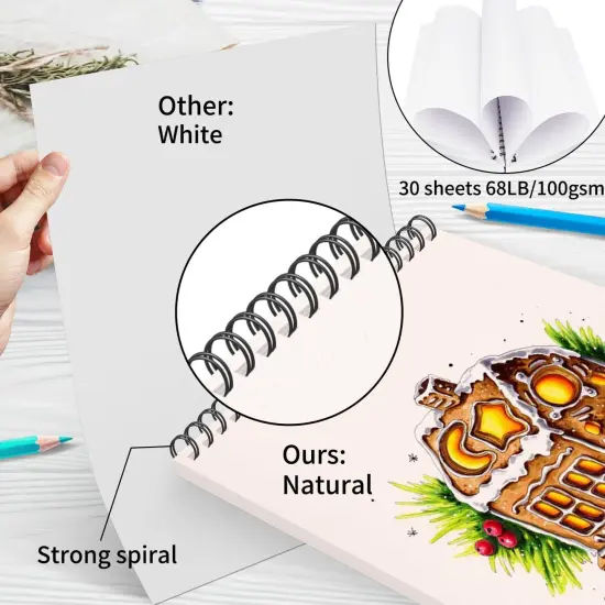 10 Pack Sketch Books - 8.5" x 11" {2}