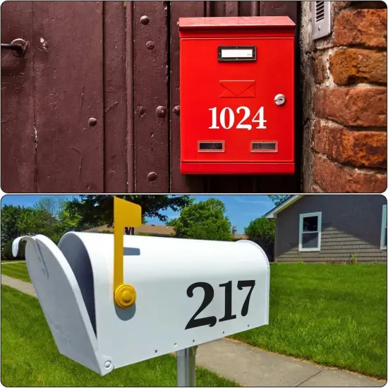 1210 Pieces 10 Sheets Letter Stickers Self-Adhesive Vinyl Letter {3}