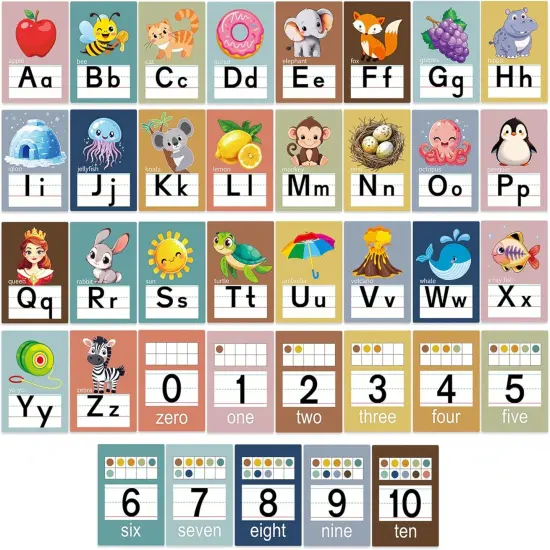 ABC Alphabet Poster Classroom Wall {1}