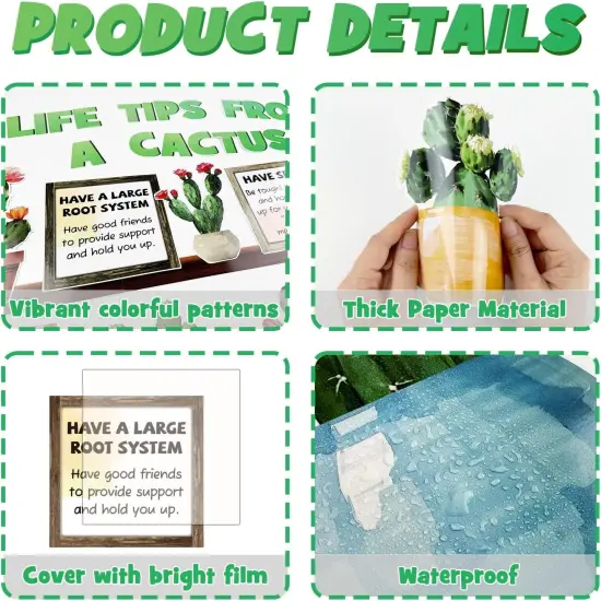 Cactus Bulletin Board Decorations Set {3}