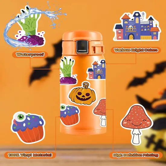 300 PCS Halloween Pumpkin Stickers {2}