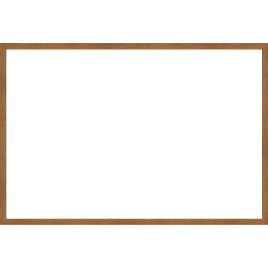 Carlisle Narrow Framed Dry Erase Magnetic Board Brown {7}