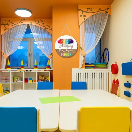 Boho 3D Classroom Door Sign {4}