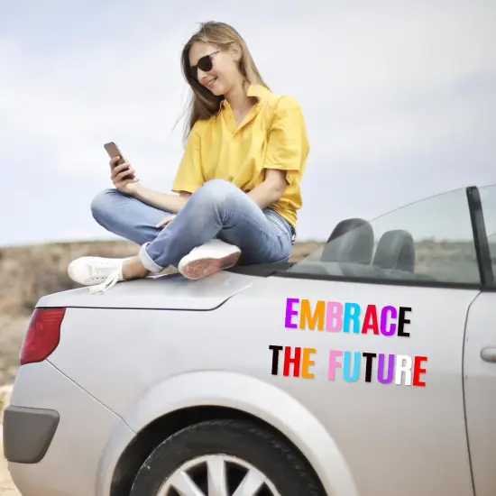 340 Pieces 30 Sheets Large Letter Stickers {4}