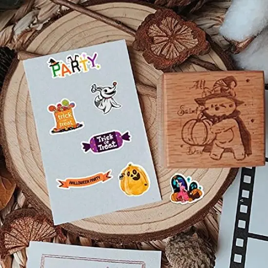 100PCS Halloween Pumpkin Stickers {5}
