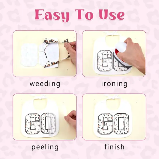 10 Sheets 12 X 10 Inches Cheetah Heat Transfer Vinyl-Leopard HTV Heat Transfer Vinyl {4}