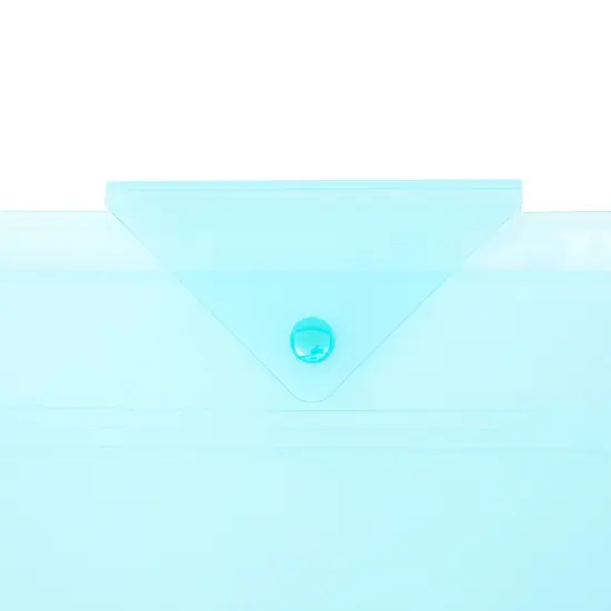 3 Pack Expanding File Folder, Pocket Document Organizer with Snap Closure and Labels (Letter Size, Blue) {7}