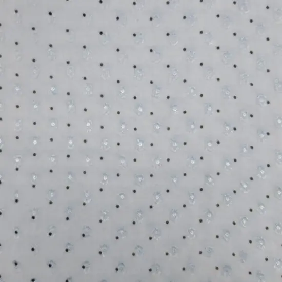 1 Yard Blue or Charcoal Clip Dot Chiffon Fabric, 57/58" Wide Lightweight Soft Draping Polyester {2}