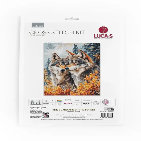 The Guardians of the Forest BM3022L Counted Cross-Stitch Kit {2}