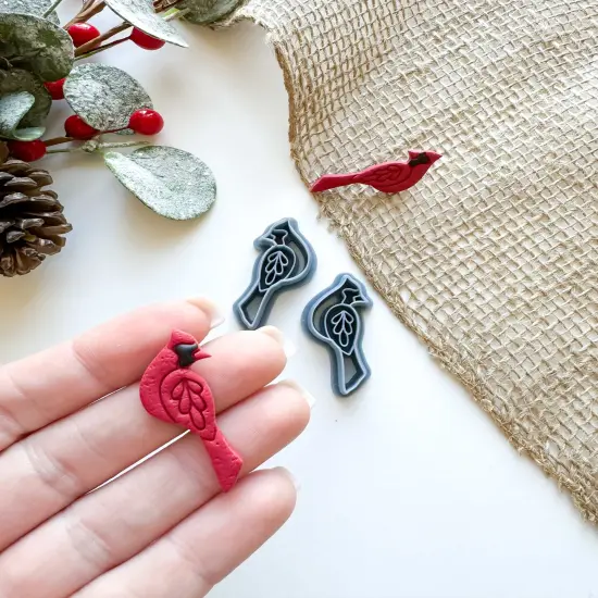 CARDNIAL BIRD | CHRISTMAS | CLAY CUTTER {3}