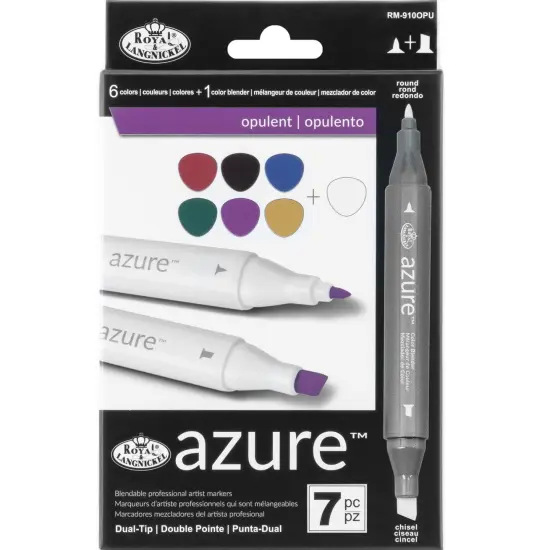 RM-910OPU | Azure&trade; 7pc Opulent Color Marker Set {1}