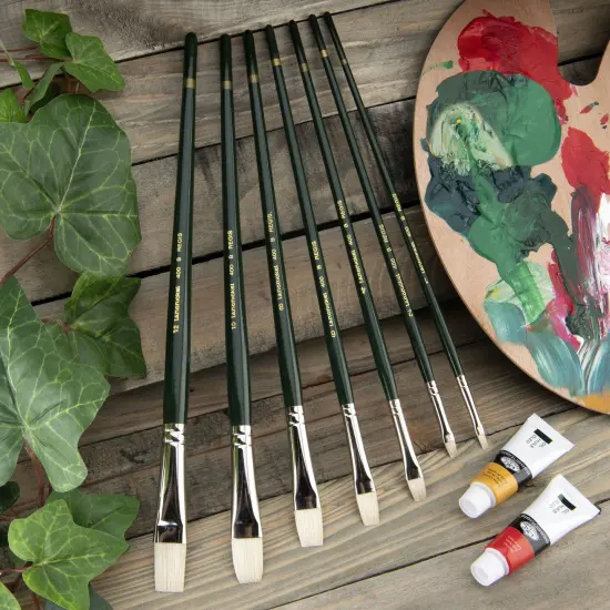 RSET-400B | Regis&trade; 7pc Oil & Acrylic Bright Brush Set {3}