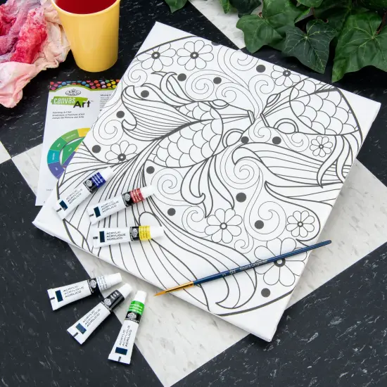 RTN-258 | Canvas Art&trade; Painting Art Set - 9pc {2}