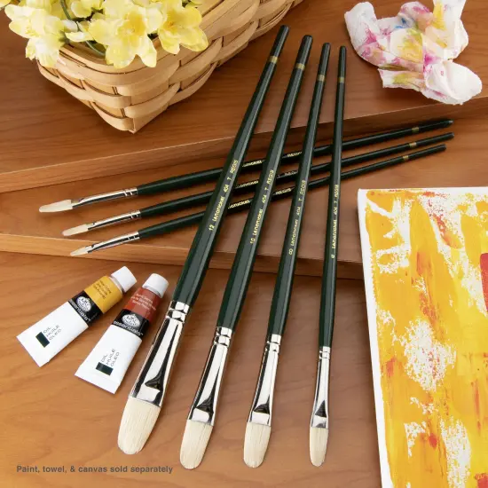 RSET-404T | Regis&trade; 7pc Oil & Acrylic Filbert Brush Set {5}