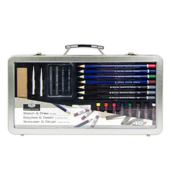 RSET-ART2803 | Sketch & Draw Art Set - 48pc {1}