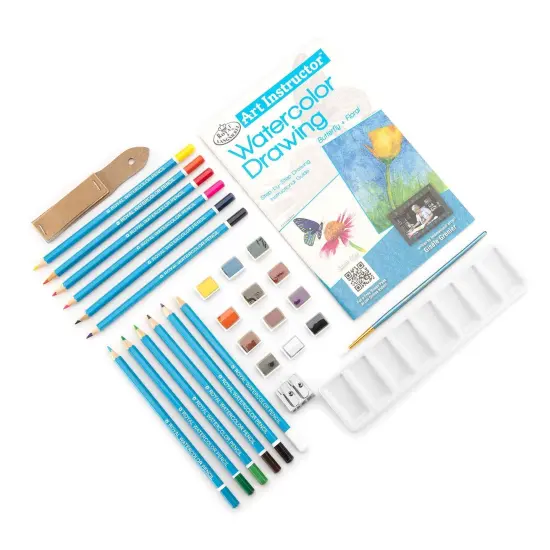 AIS-WPN3106 | Watercolor Drawing Clearview Art Set - 30pc {5}