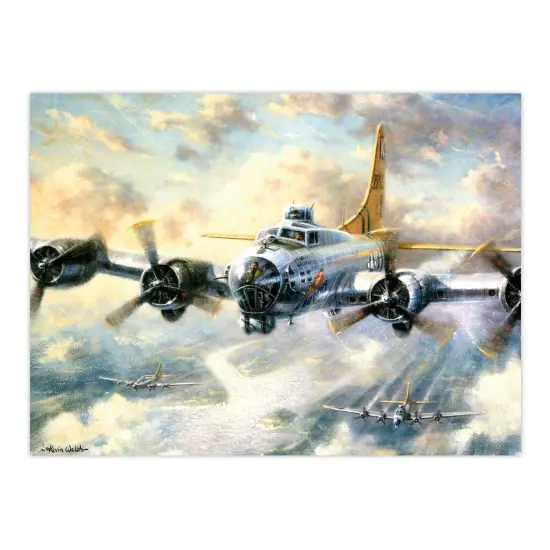 PAL21 | Painting by numbers™ 13pc 11.25" x 13.375" Flying Fortress Painting Project {2}
