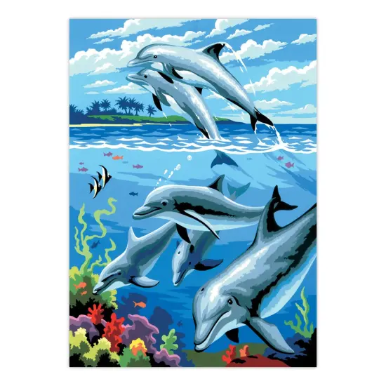 PBN-SET46 | Painting by numbers&trade; 21pc 8.75" x 11.75" Sea Life Painting Project 3-Pack {2}