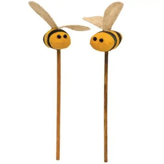 Bumblebee Picks Set of 2 for Floral Arrangements and Centerpieces {1}