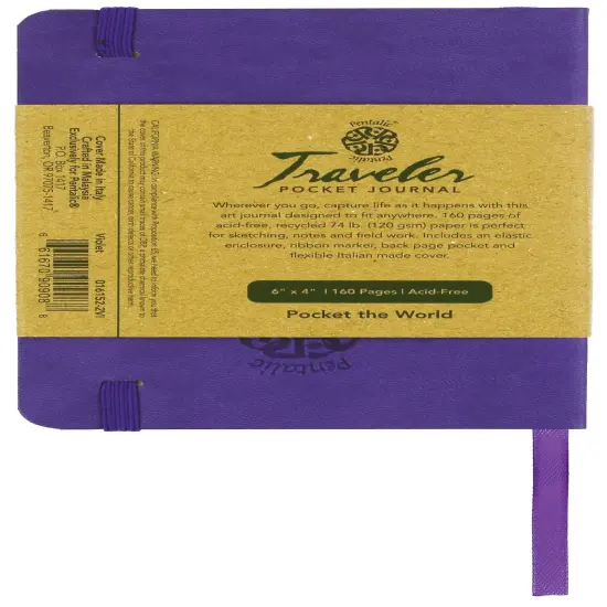 PTL-016152 Series | Traveler Pocket Journal - Ruled Grapefruit {5}