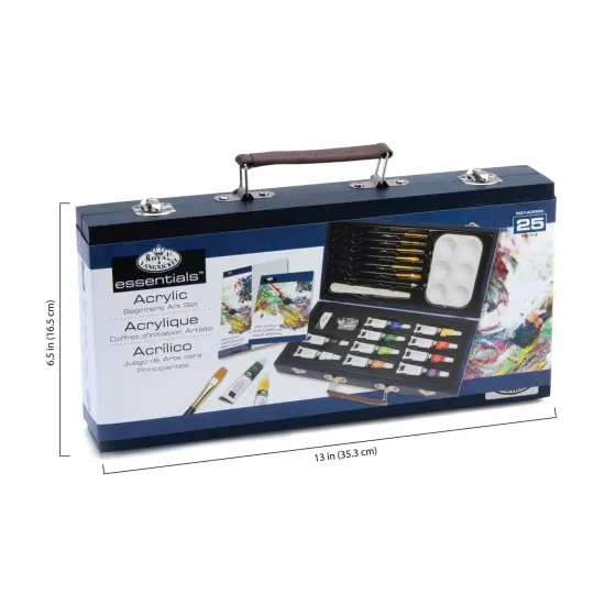 RSET-ACR3000 | Essentials&trade; 25pc Acrylic Painting Travel Art Set {4}