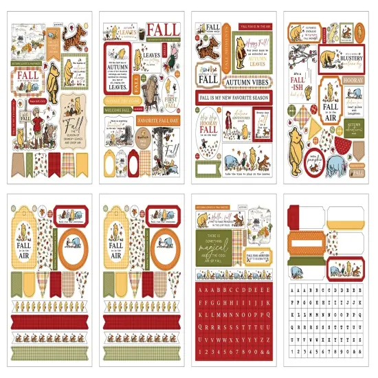 Echo Park Sticker Book-Winnie The Pooh Autumn {3}