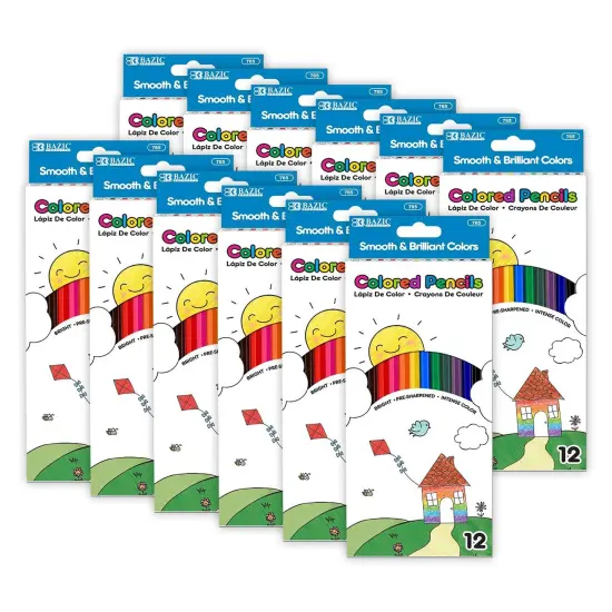 Colored Pencils, 12 Per Pack, 12 Packs {1}