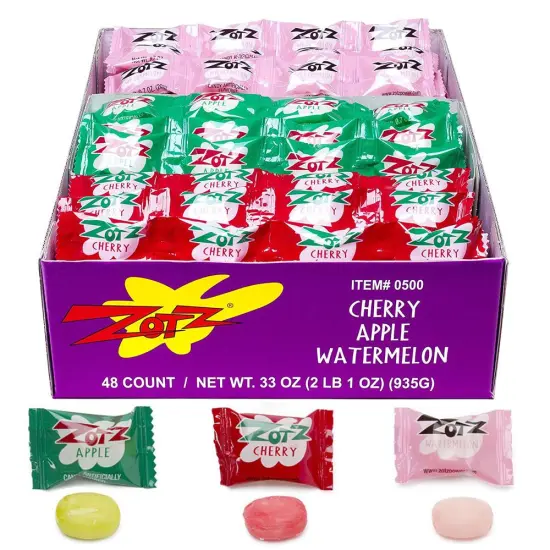 Zotz Cherry Apple Watermelon, 7oz 48ct {1}