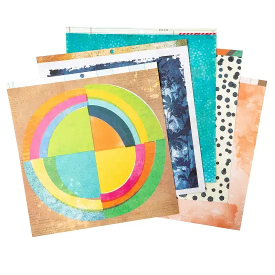 Vicki Boutin Mixed Media Paper Pad 12"X12" 48/Pkg-Double-Sided Printed {3}