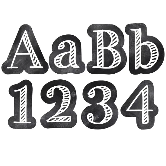 Chalk It Up! Chalkboard 4" Designer Letters {1}