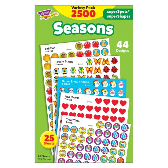 Seasons superSpots&reg;/superShapes VarPk, 2500 ct {1}