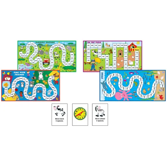 What Time Is It? Board Game, Grade K-3 {1}