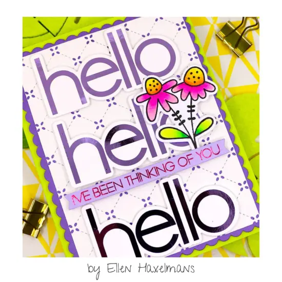 Deco Foil Adhesive Transfer Sheets 5.9" x 5.9"-Oh Hello {5}