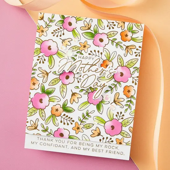 Spellbinders Press Plate By Yana Smakula-Floral Celebration {6}