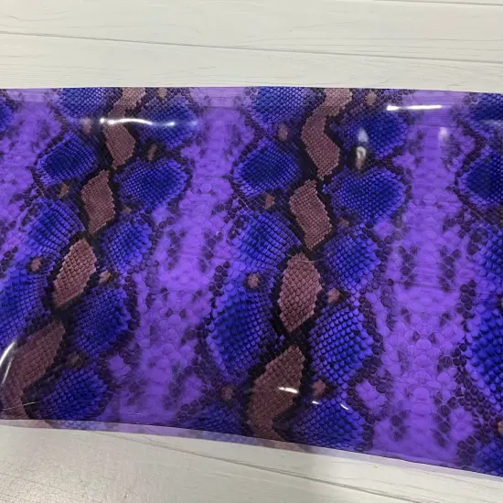 Snake Skin Print TPU Vinyl Black {6}