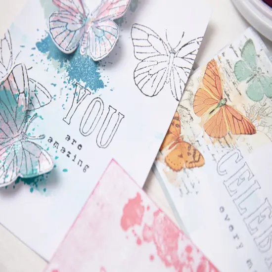 Sizzix Clear Stamps By 49 & Market-13/Pkg {7}