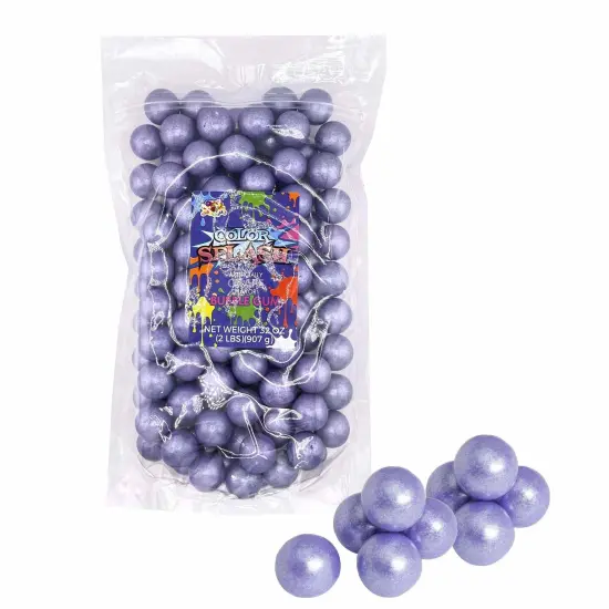 Splash 1" Gumballs Purple Pearl 2Lbs {3}