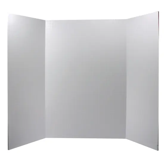 Foam Presentation Board, White, 1/2" Faint Grid 28" x 22", 1 Board {1}